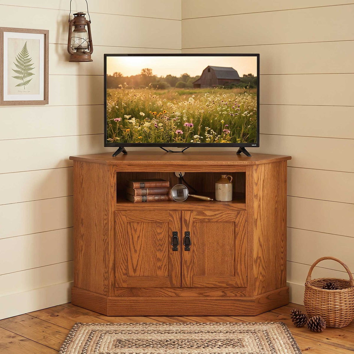 Amish Mission 32" Corner TV Stand