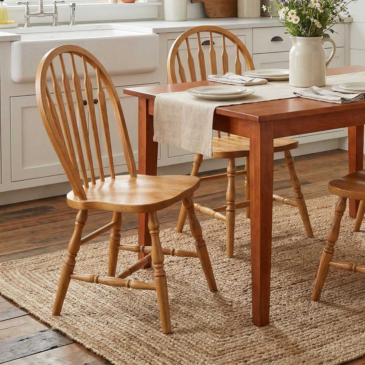 Amish Windsor Bow Arrowback Chair