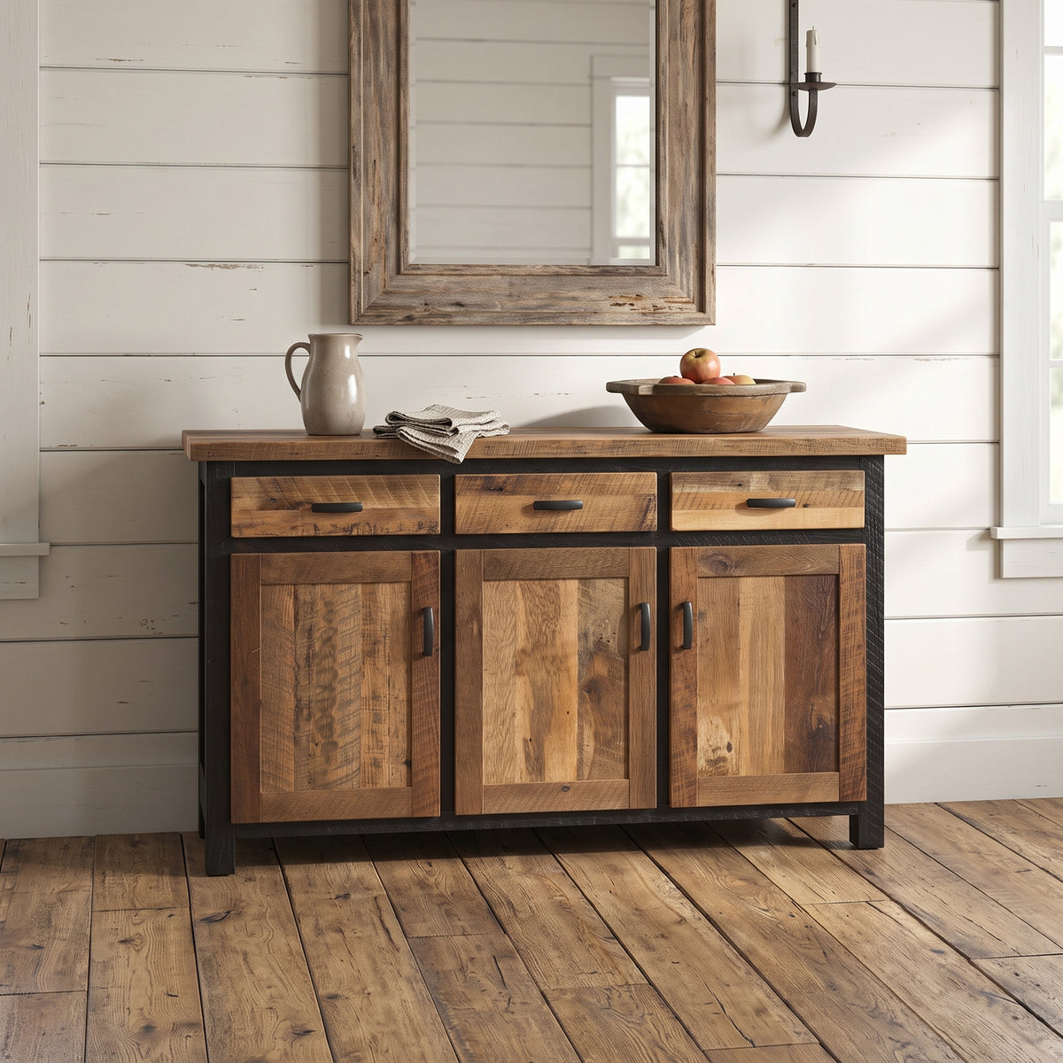 Amish Salford Reclaimed Wood Server Buffet