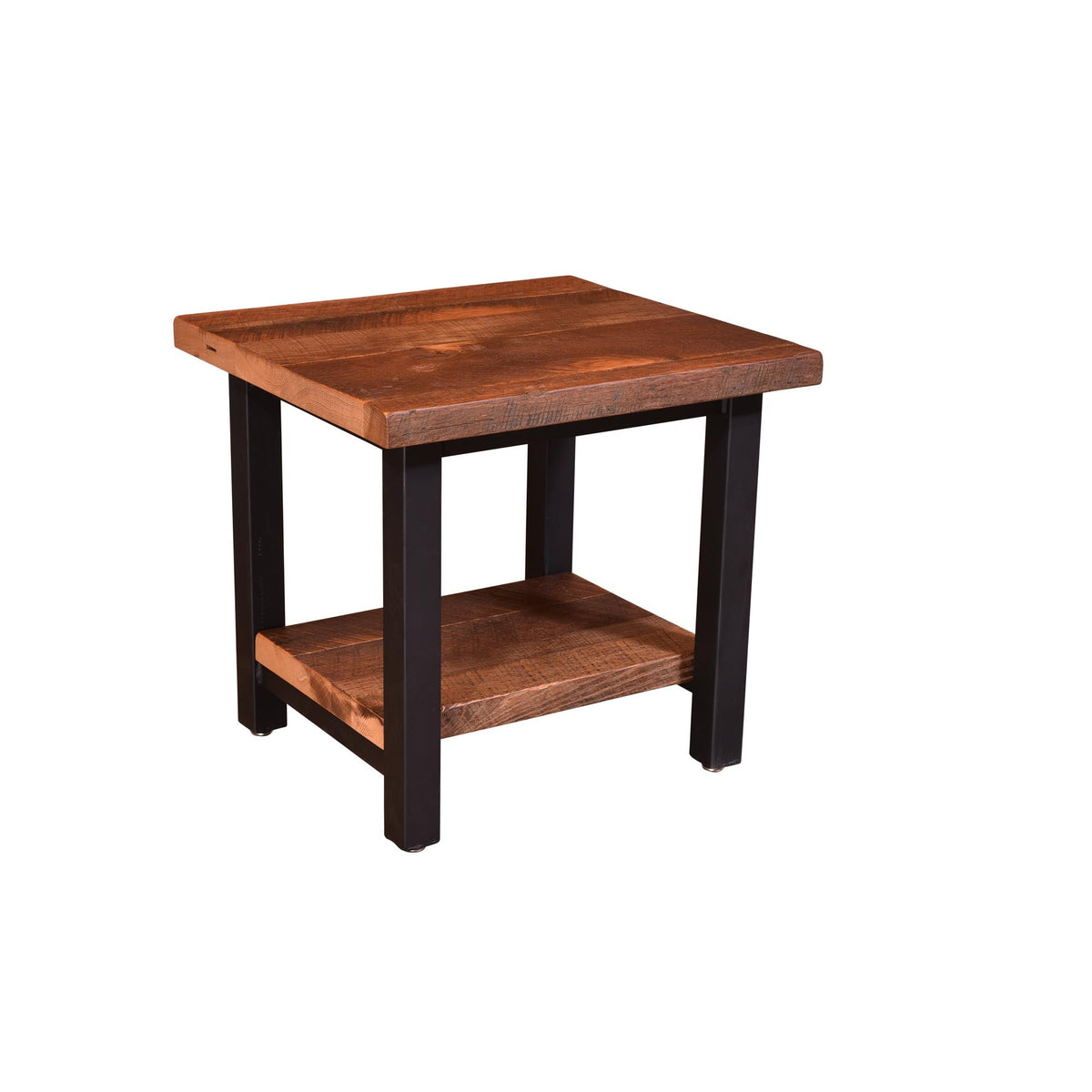 Amish Coronado Rustic Barnwood End Table