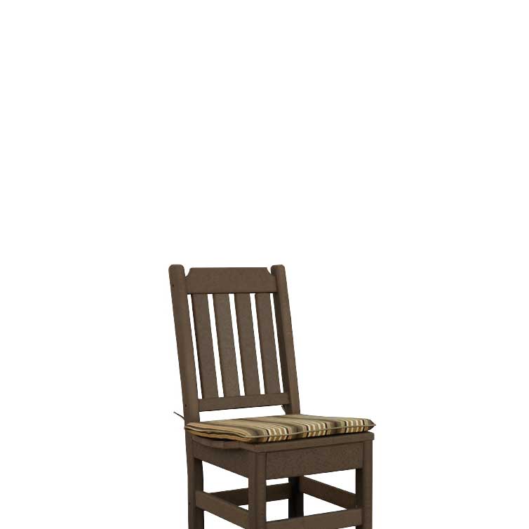 Amish Outdoor Square Sunbrella Dining Chair Cushion