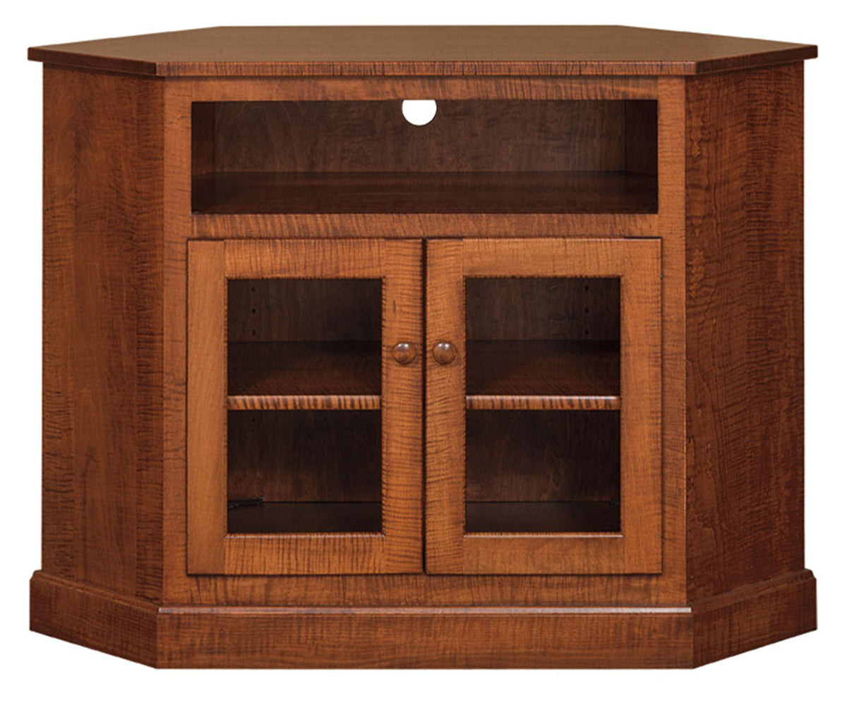 Amish Shaker 44" Corner TV Stand