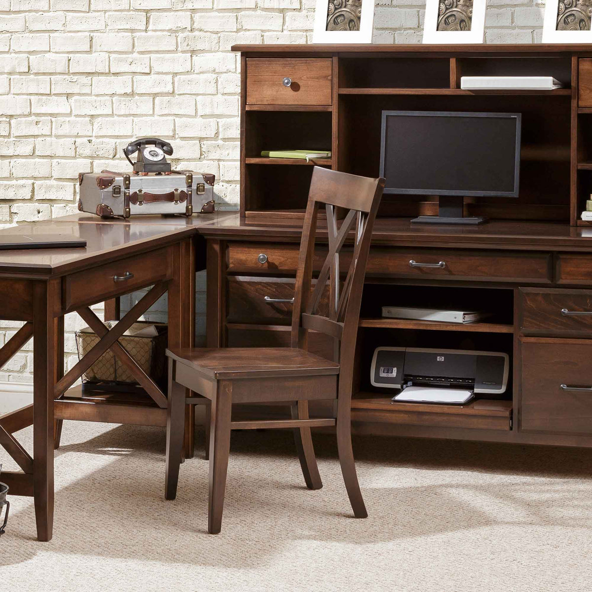 Silla de oficina Amish Newport