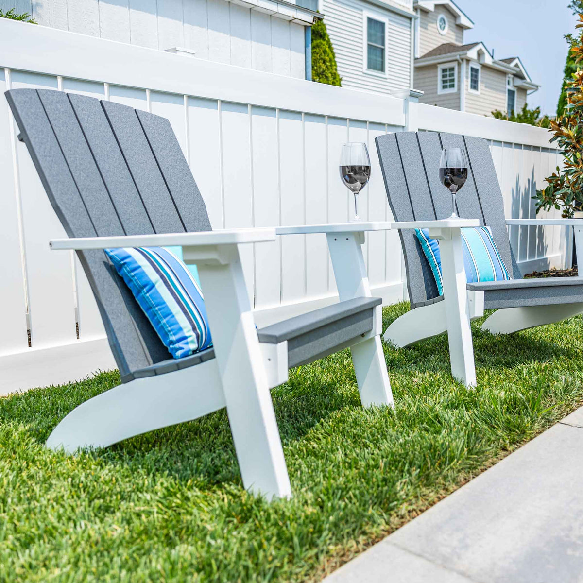 Silla Adirondack para patio costero Amish