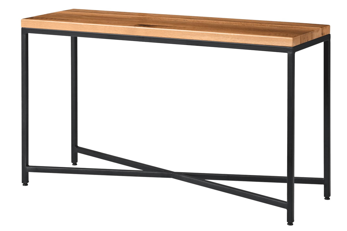 Amish Bolsover Rustic Barnwood Sofa Table