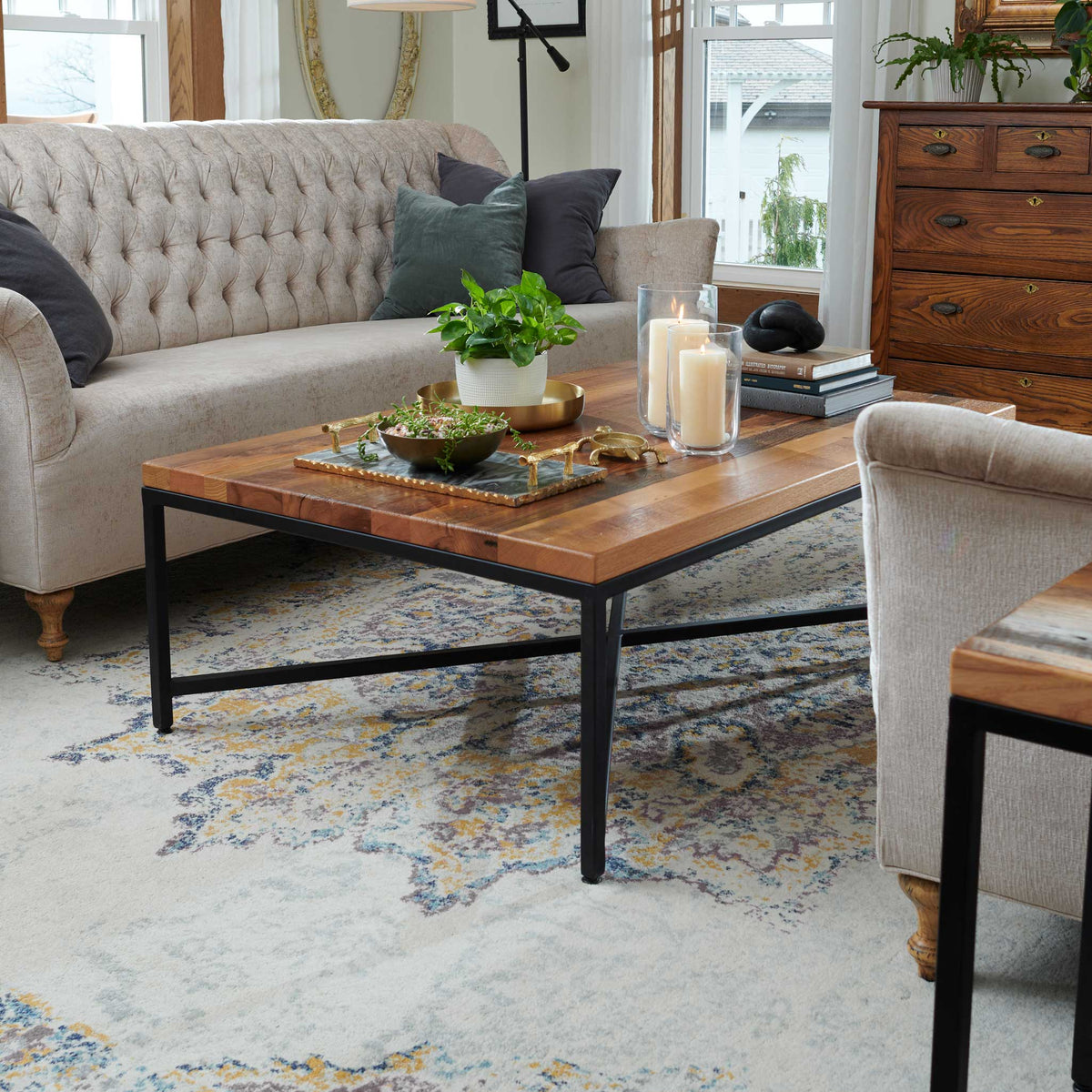 Amish Flagstaff Rustic Barnwood Coffee Table