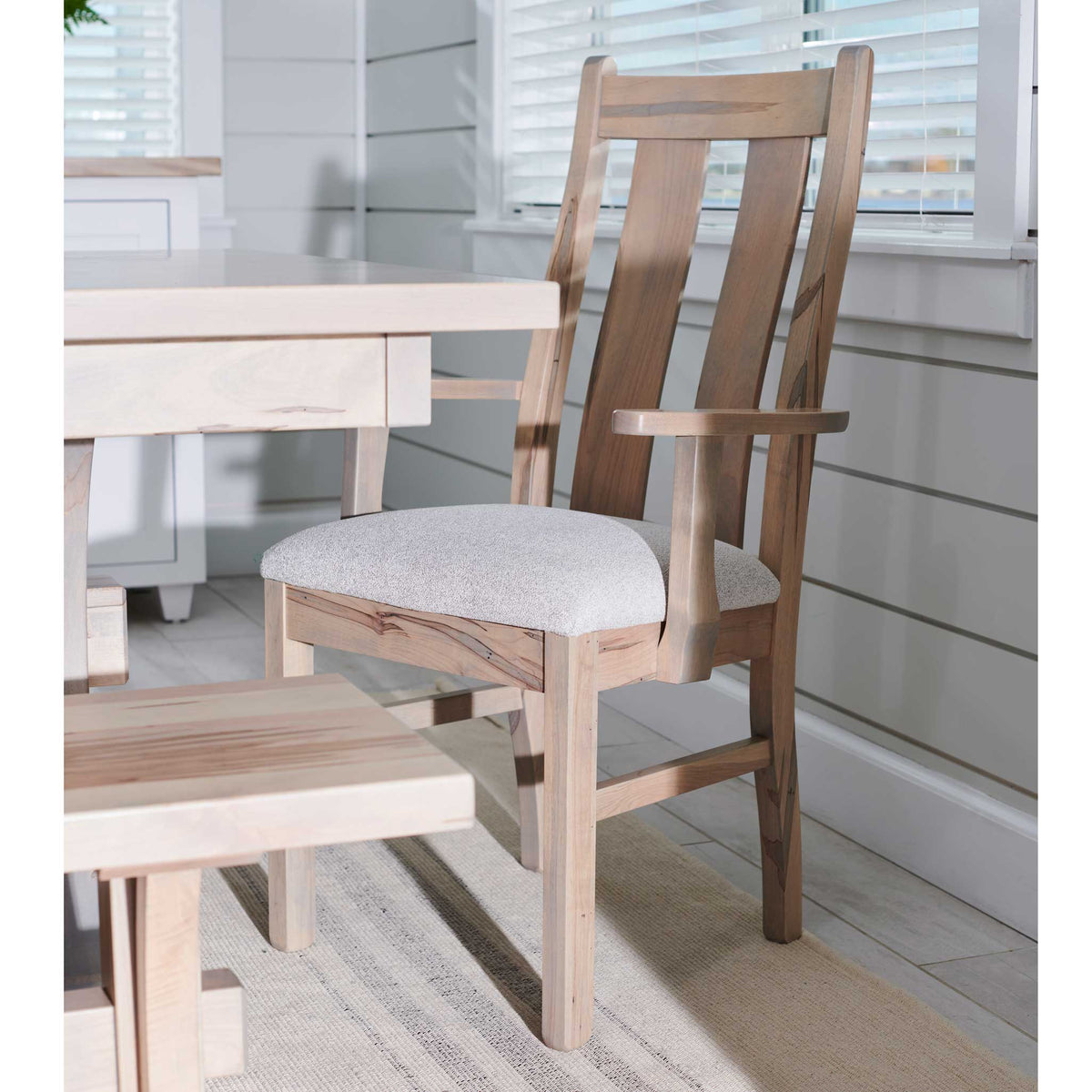 Amish Woodstock Rustic Barnwood Arm Chair