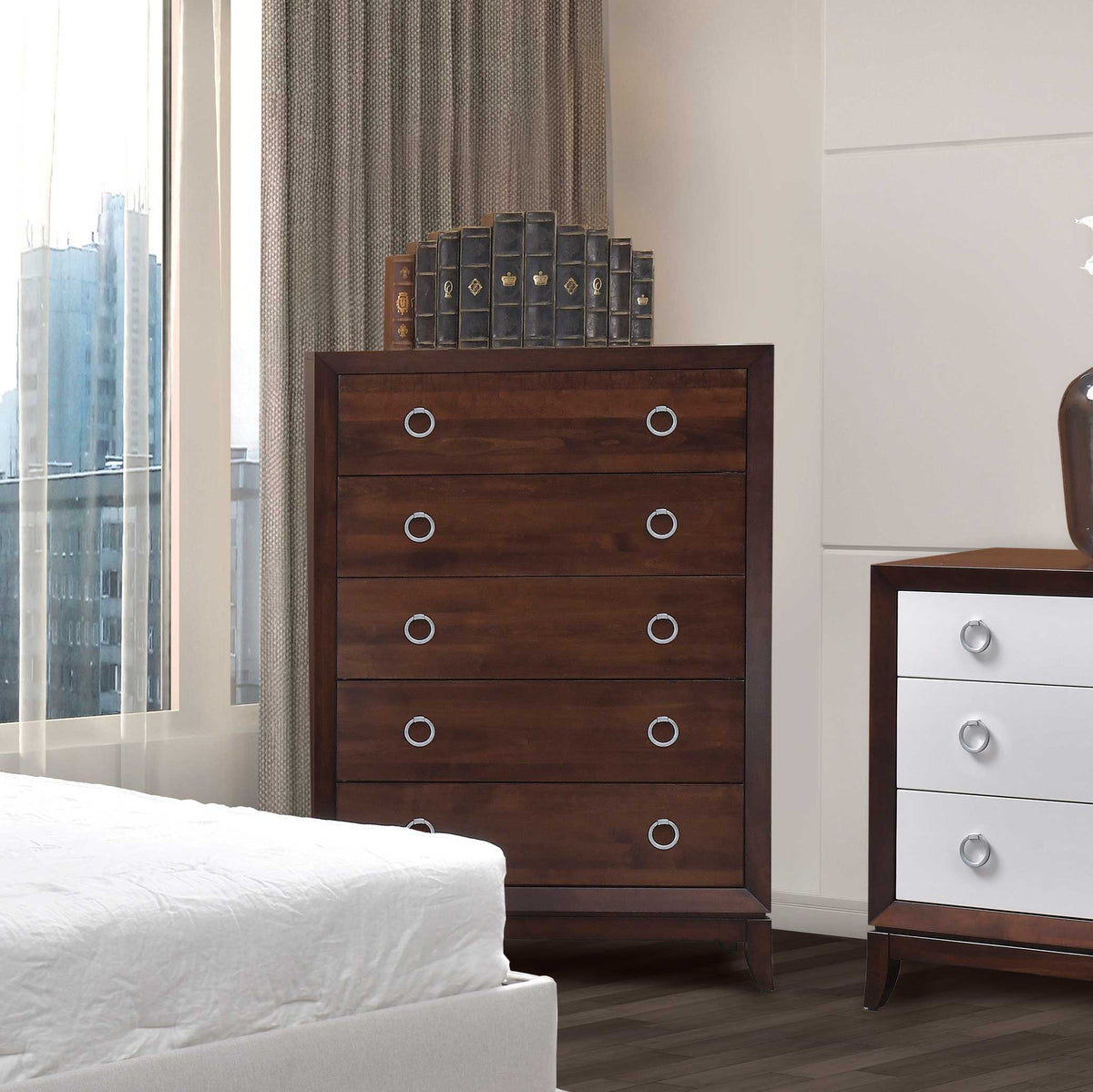 Cómoda Amish Park Avenue de 5 cajones