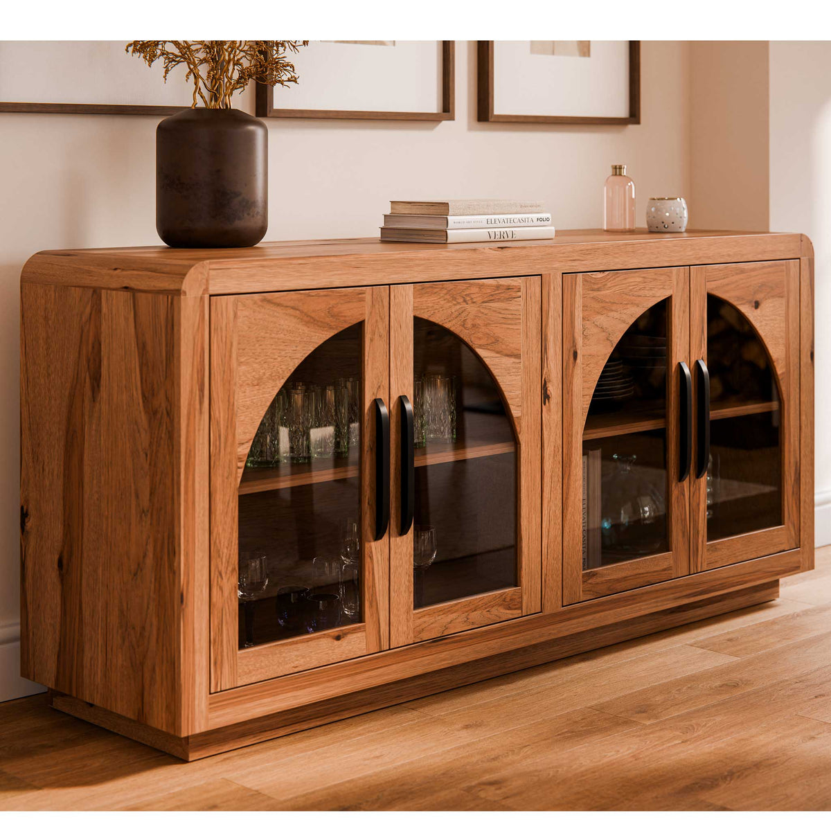 Amish Hillsborough Rustic Barnwood Server