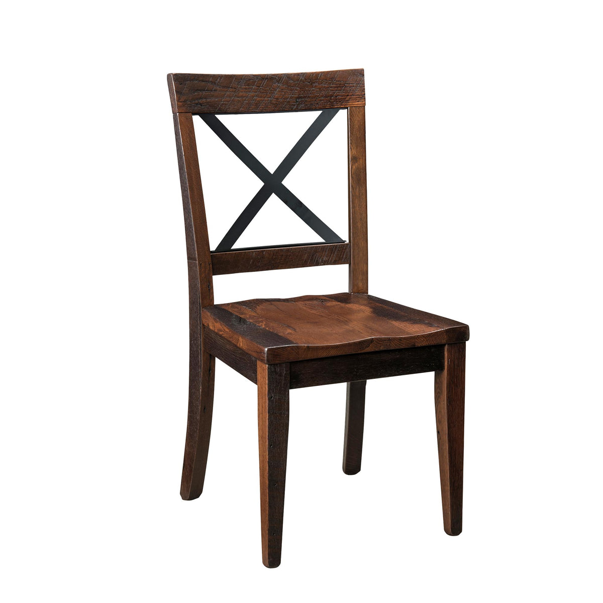 Amish Thorndon Rustic Barnwood Dining Chair