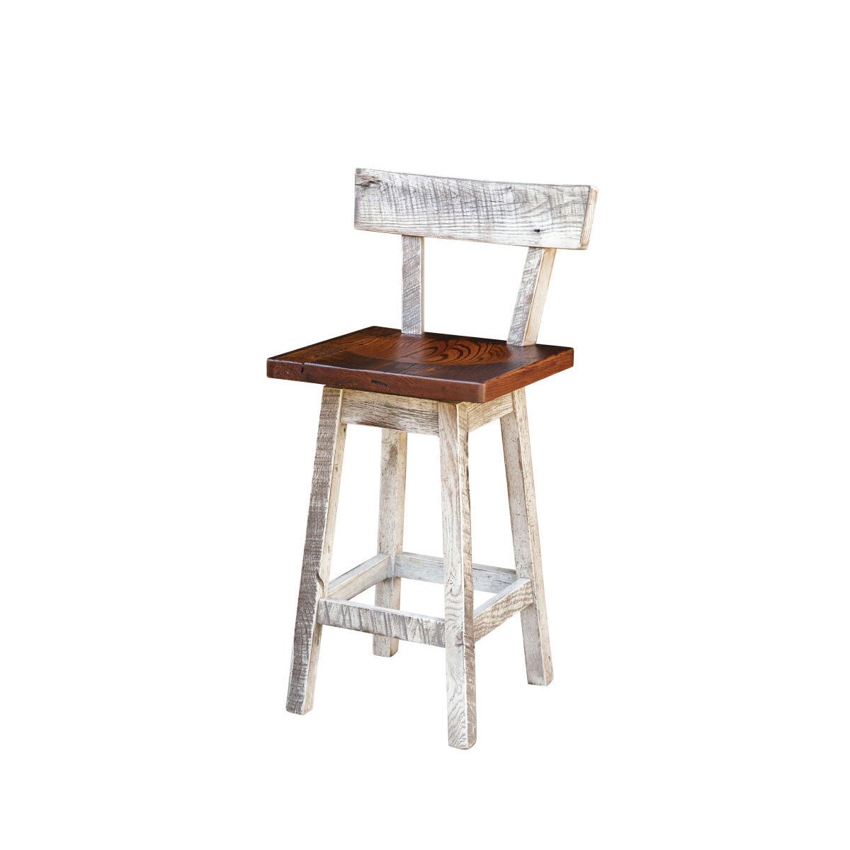 Amish 2 Door Rustic Kitchen Island & Stool Set for 4 - snyders.furniture