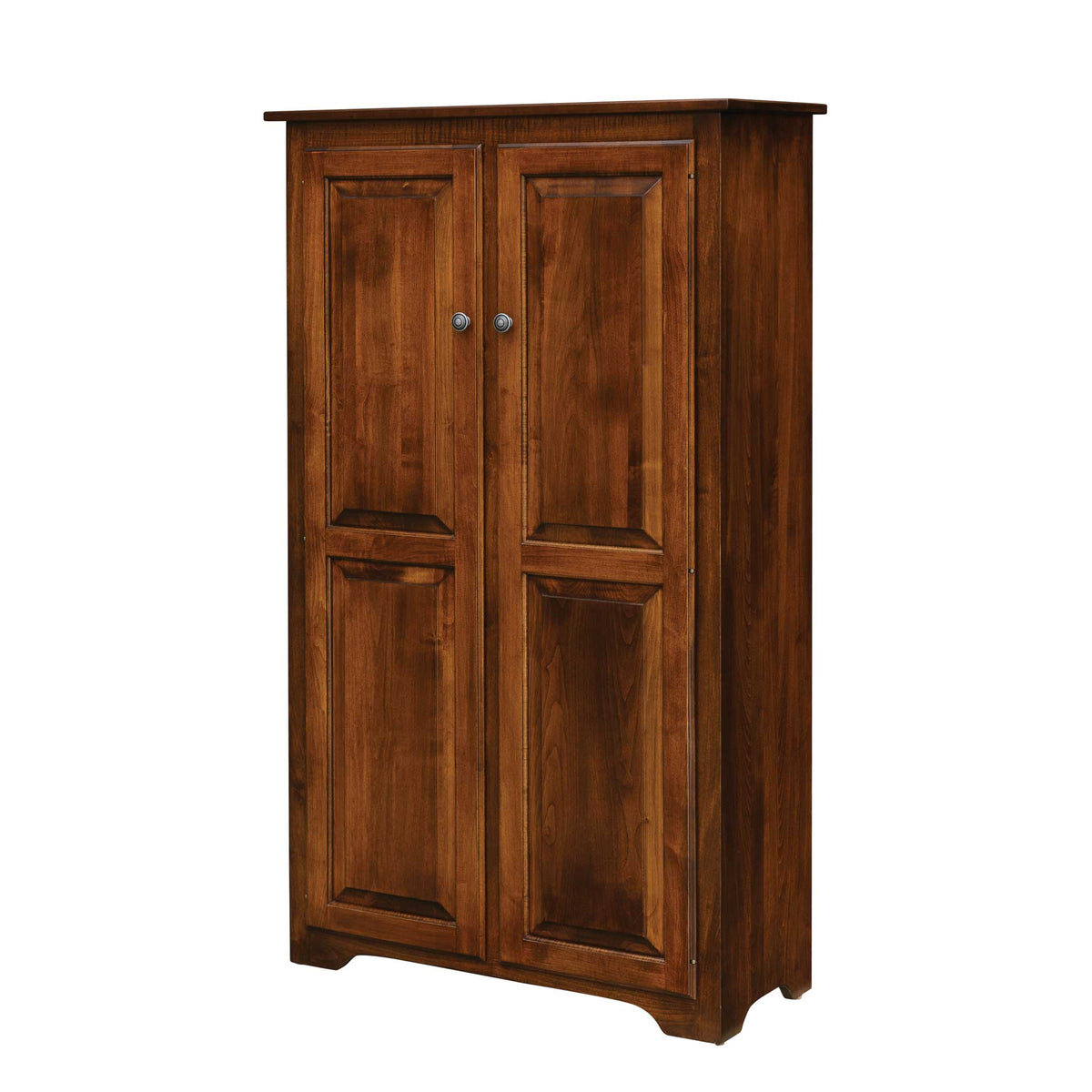 Amish Eden 60"h Solid Wood Bookcase with Doors
