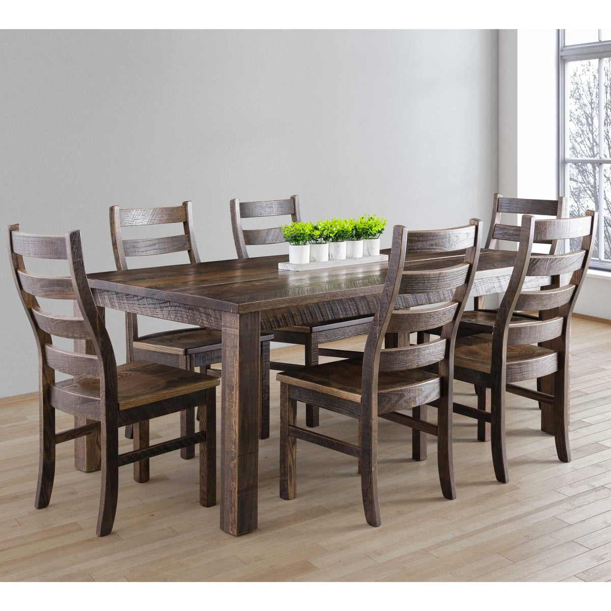 Amish Carbondale Farm Dining Table Set - Quickship - snyders.furniture