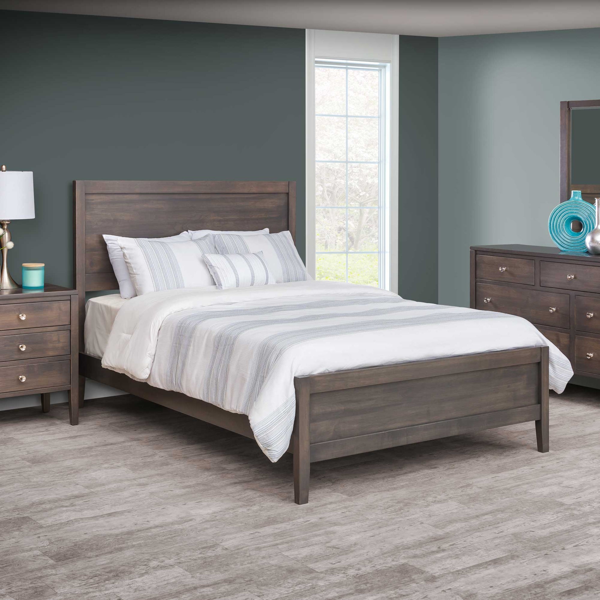 Amish Chelsea Wood Panel Bed - snyders.furniture