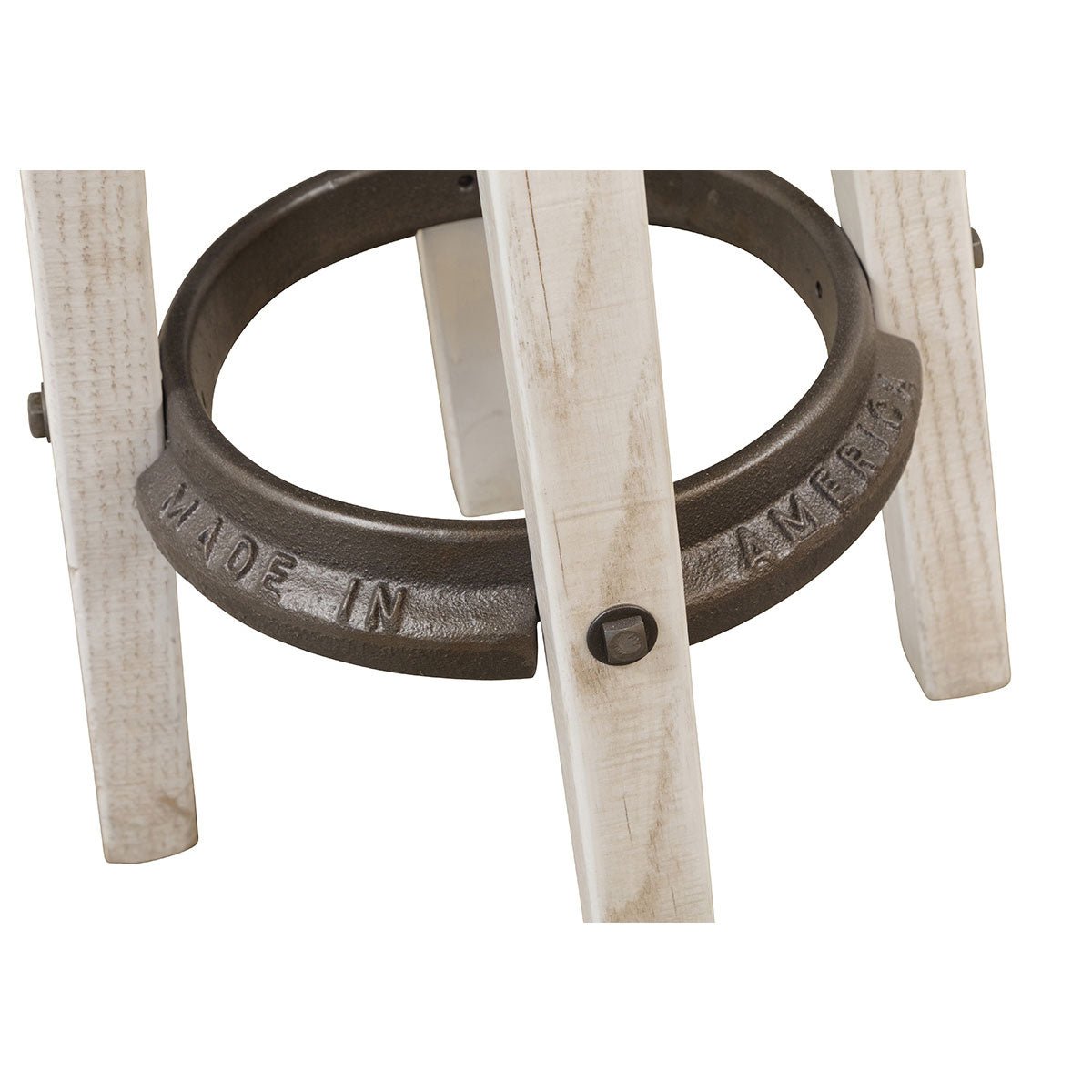 Amish Chesapeake Half Round Curved Bar Rustic Kitchen Island & Stool Set for 3 - snyders.furniture