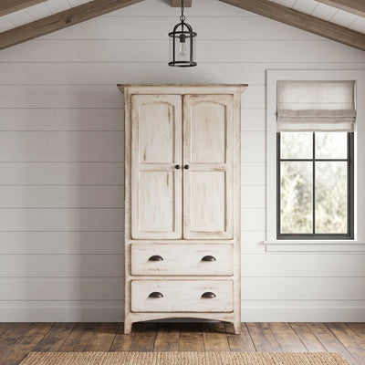 Amish Concord 2-Door 2-Drawer Bedroom Armoire