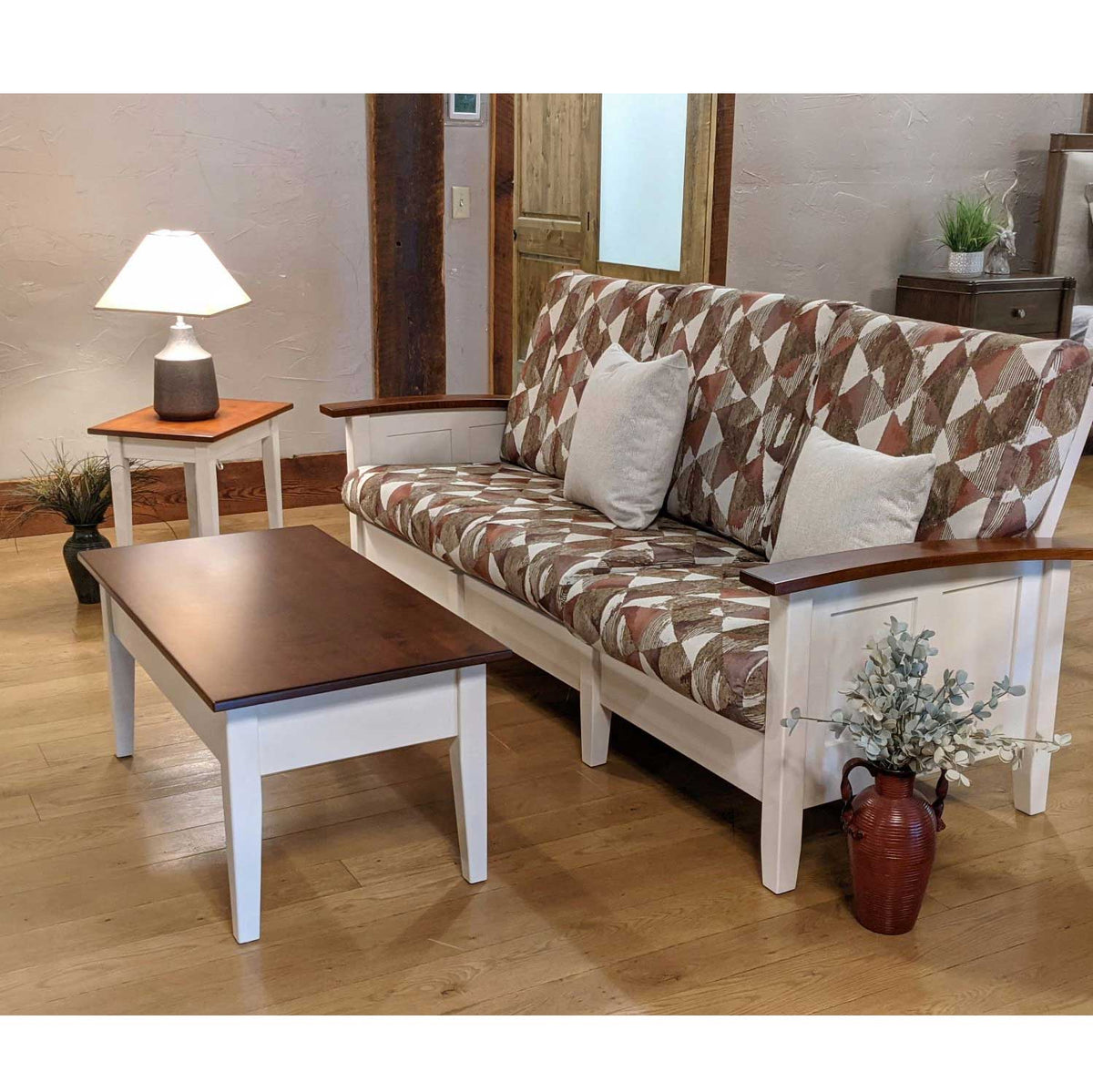 Amish Craftsman Shaker Wood Coffee Table - snyders.furniture