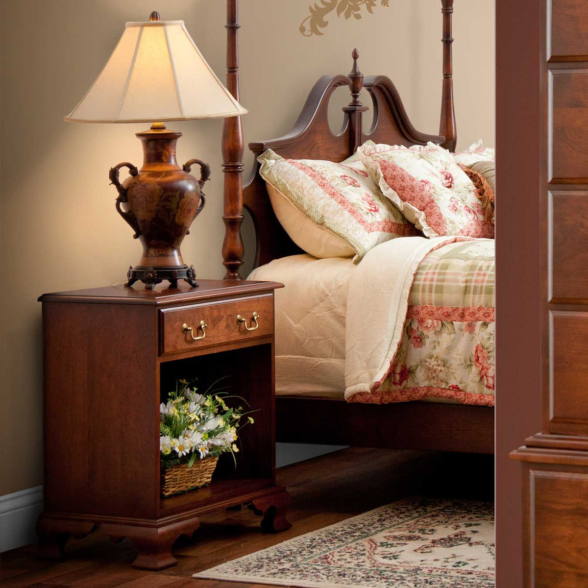 Amish Jamestown Open Nightstand - snyders.furniture