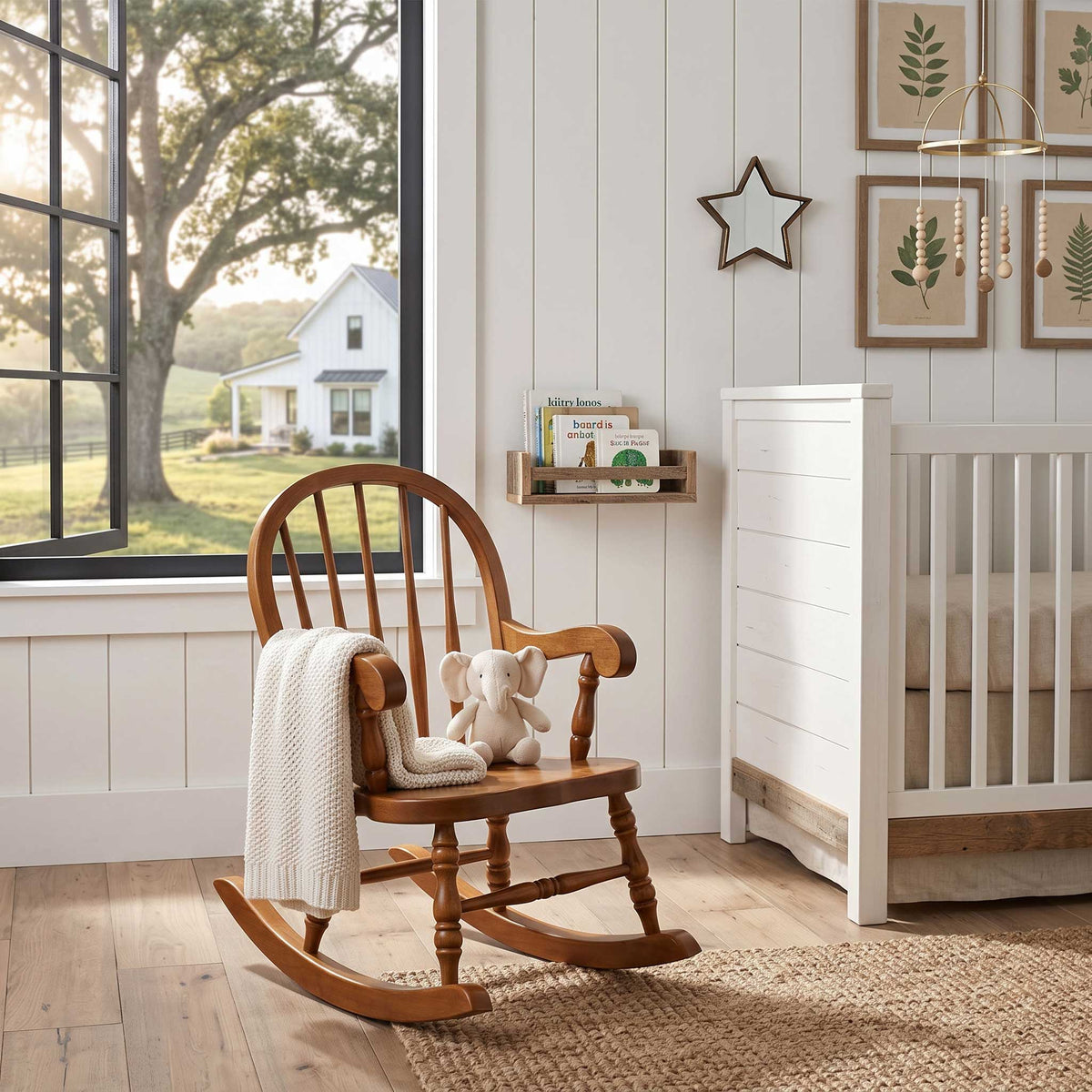 Bow Back Kid's Amish Rocking Chair