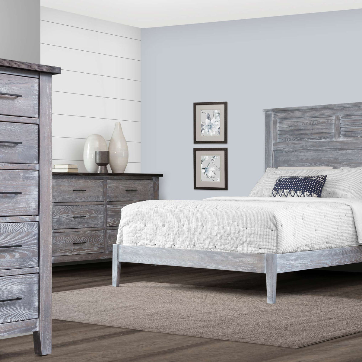 Amish Oreland Rustic Wood Double Dresser - snyders.furniture