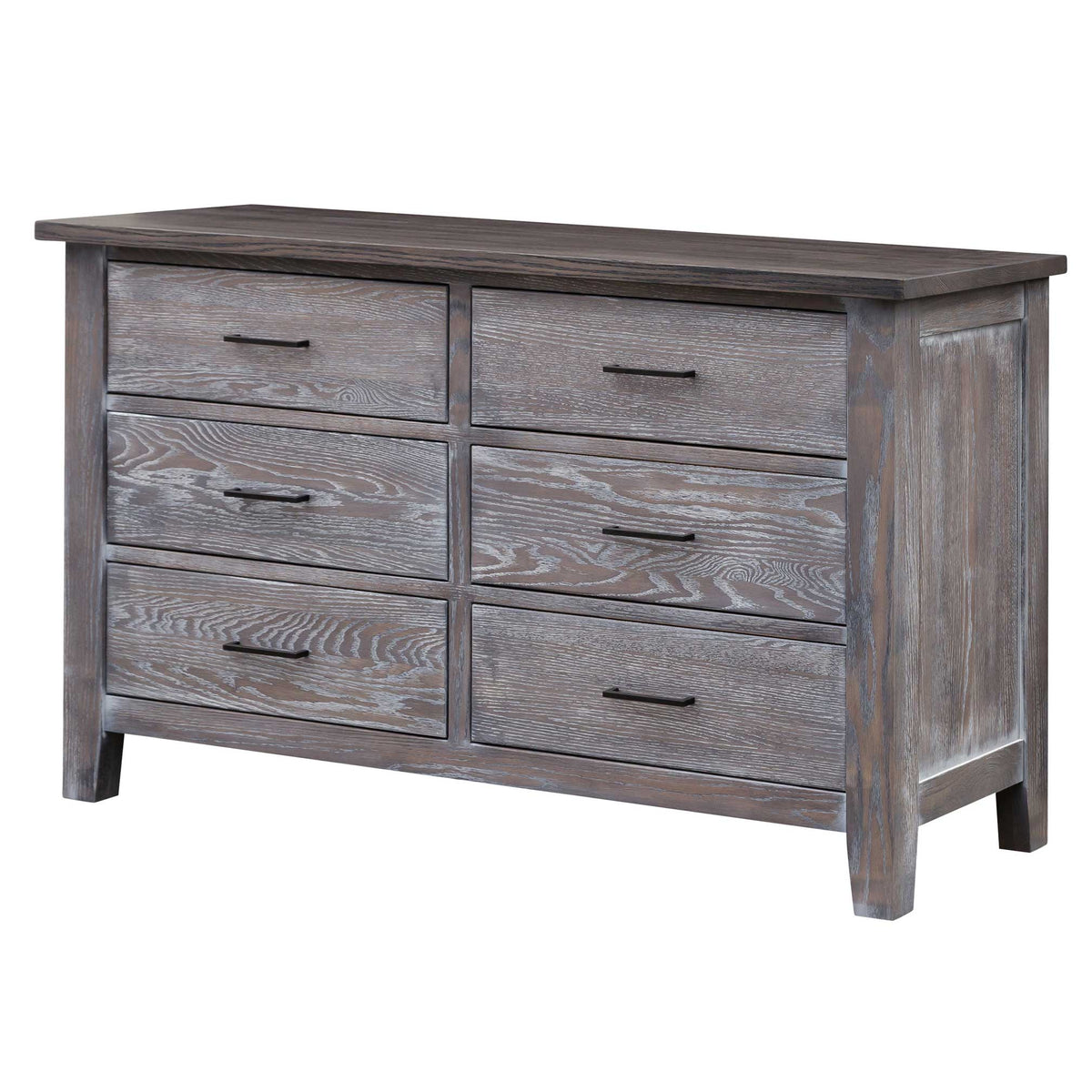 Amish Oreland Rustic Wood Double Dresser - snyders.furniture