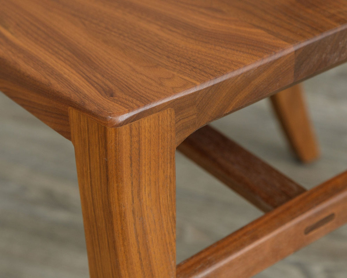 Amish Rettew Solid Wood Bar Stool with Back - snyders.furniture