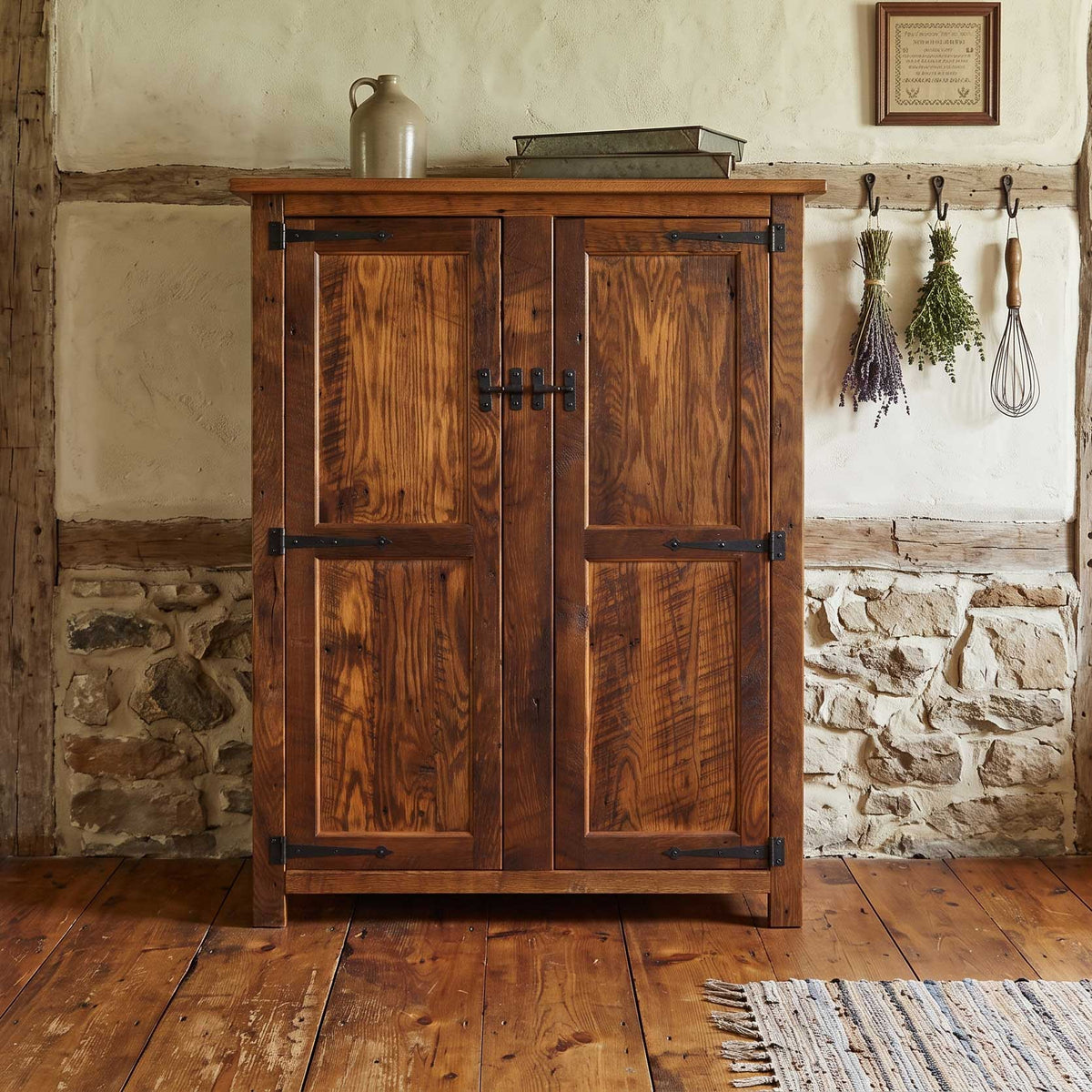 Caja fuerte para pasteles Amish Reclaimed Barnwood Kitchen Helper