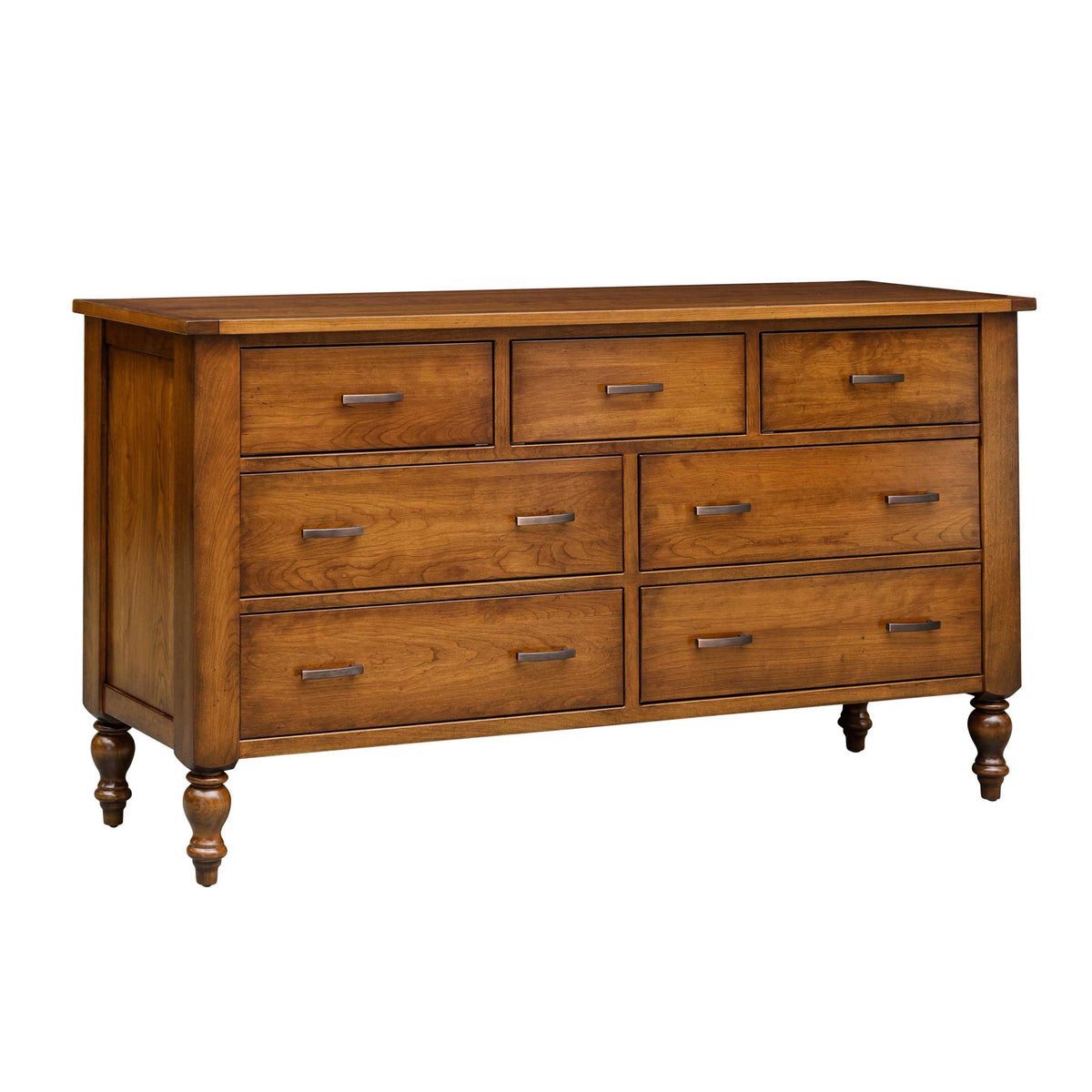 Amish Rustic Wood Telluride Triple Dresser - snyders.furniture