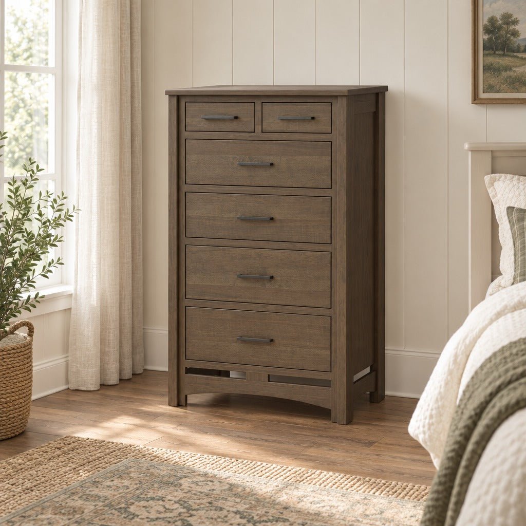 Amish Smicksburg Cottage Style Solid Wood 5pc Bedroom Set