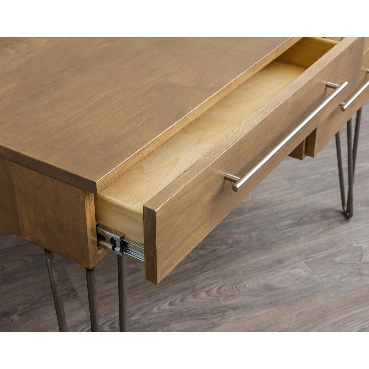 Amish Soho Mid Century Modern Student Desk - snyders.furniture