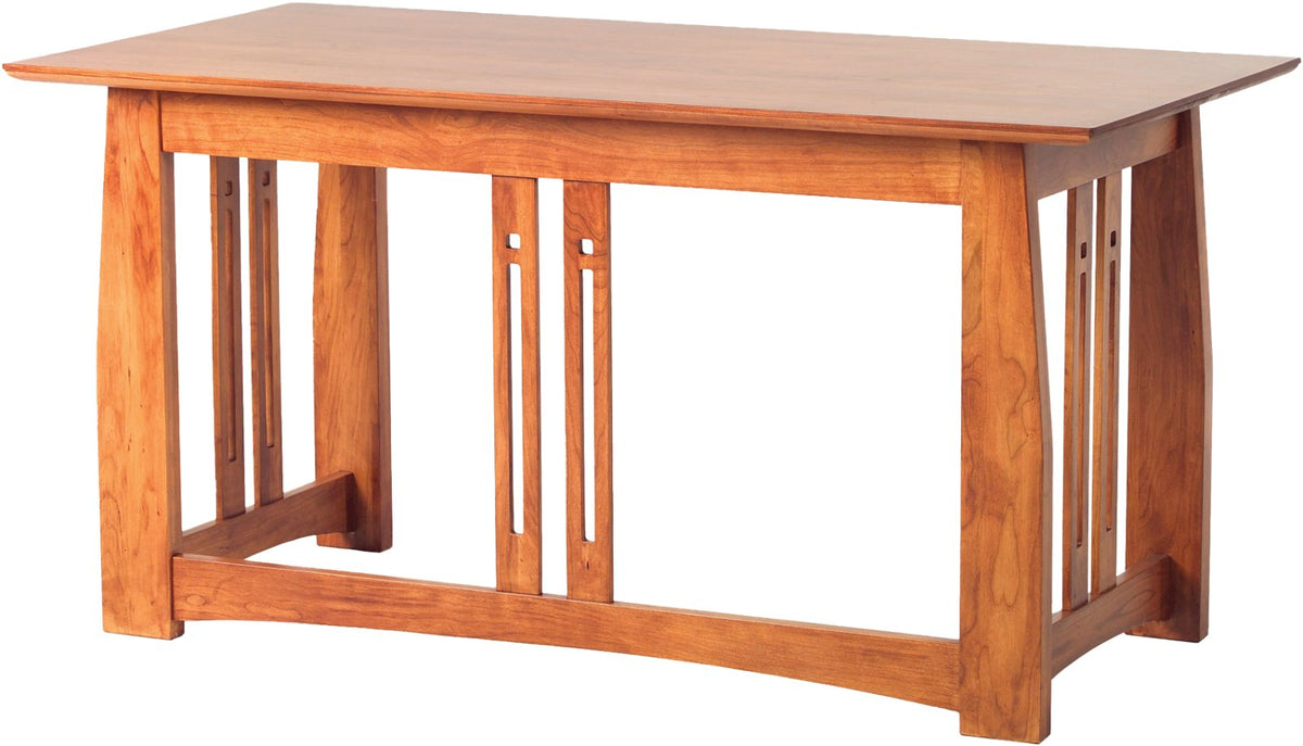 Amish Solid Wood Mission Pasadena Desk with 1 Drawer