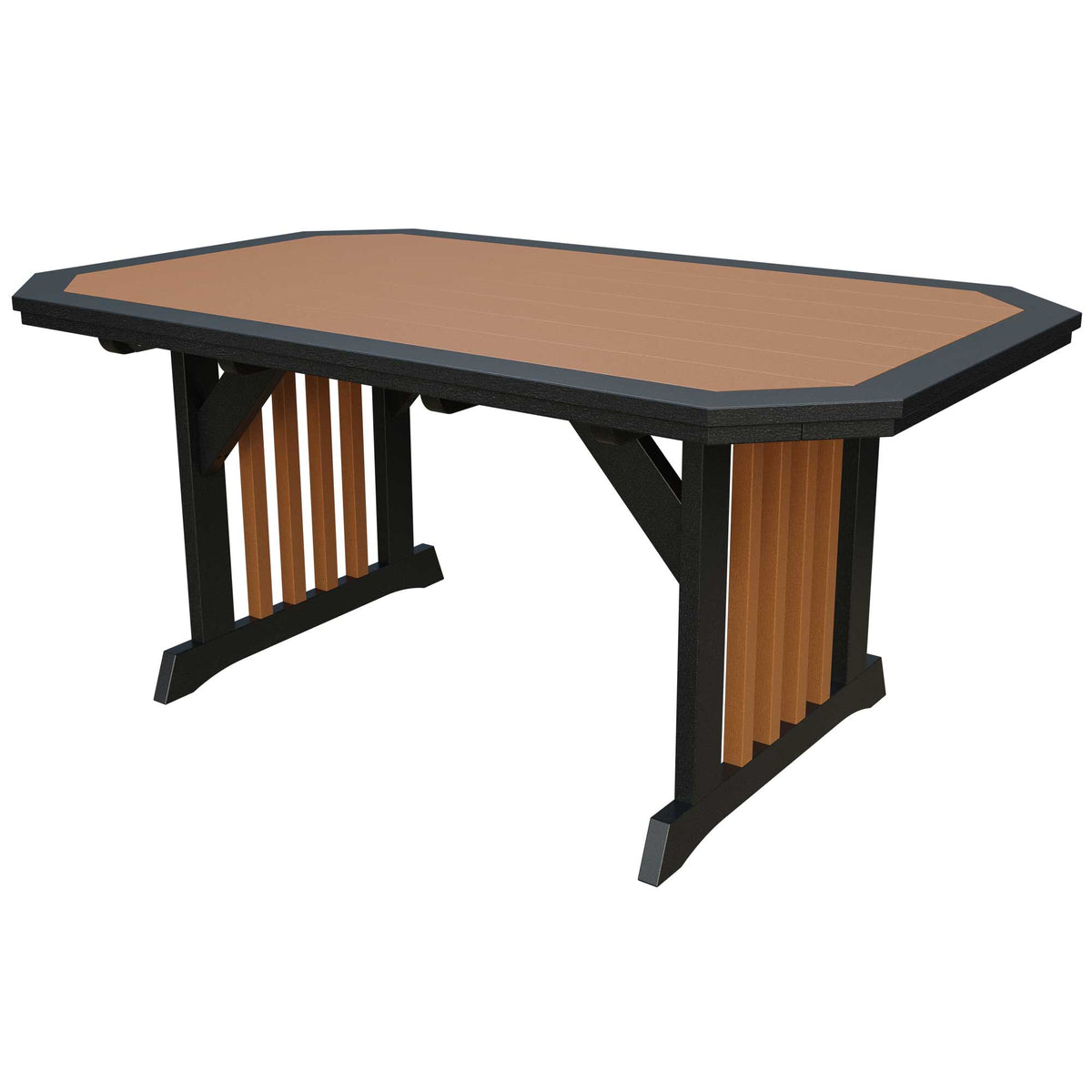 Amish Spanish Garden 4x6 Outdoor Dining Table - snyders.furniture