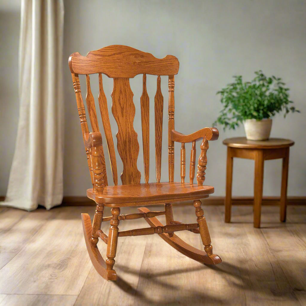 Country Road Solid Wood Amish Rocking Chair