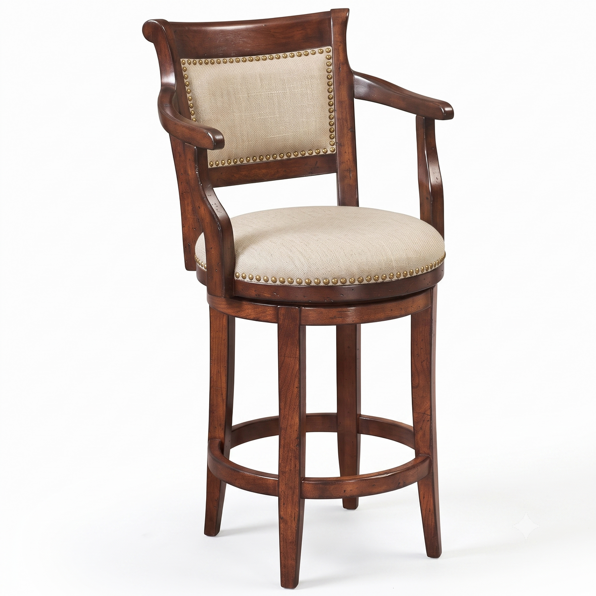 Amish Estate Swivel Bar Pub Stool