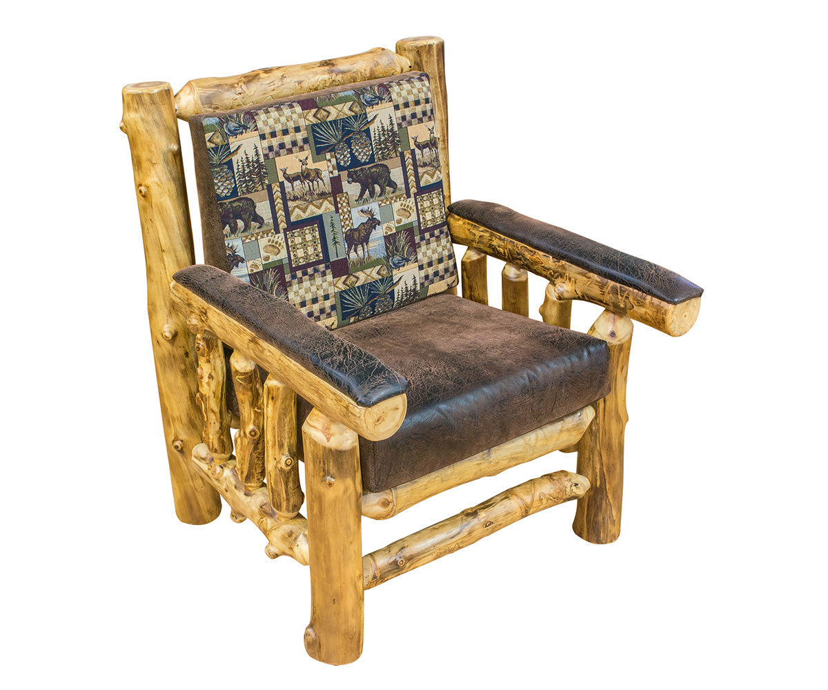 Amish Ponderosa Log Chair