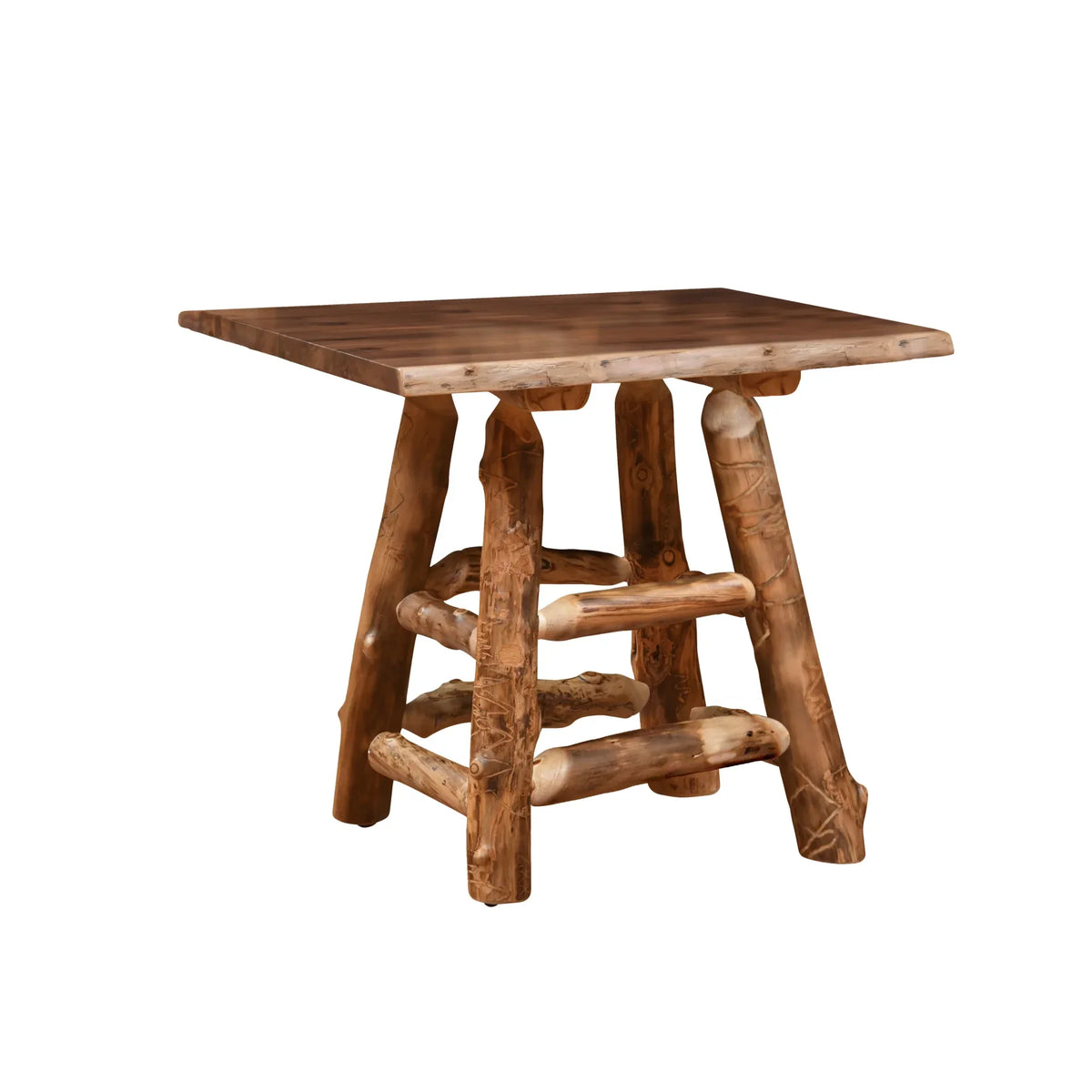 Amish Trailhead Live Edge Pub Table