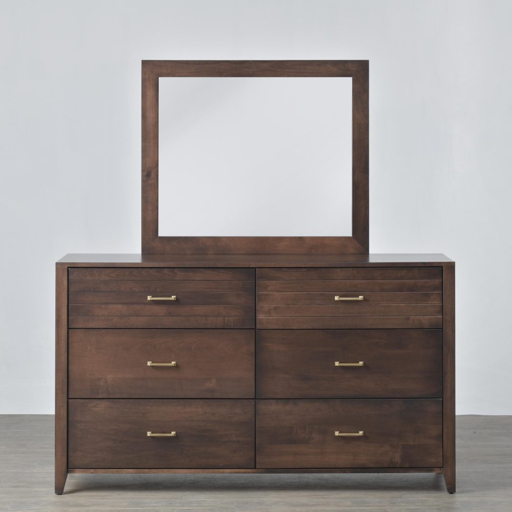 Amish Hillsboro 6-Drawer Solid Wood Bedroom Dresser Quick Ship