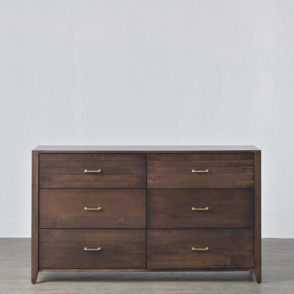 Amish Hillsboro 6-Drawer Solid Wood Bedroom Dresser Quick Ship