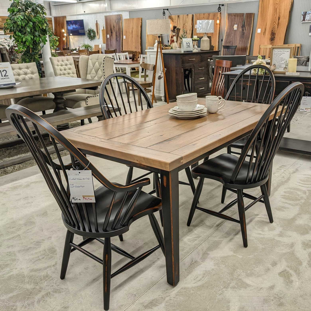 Roman’s Hill Farmhouse Leg Table - snyders.furniture