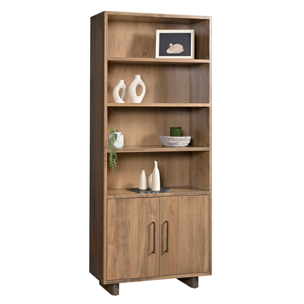 Amish Hollin Hills Solid Wood Bookcase
