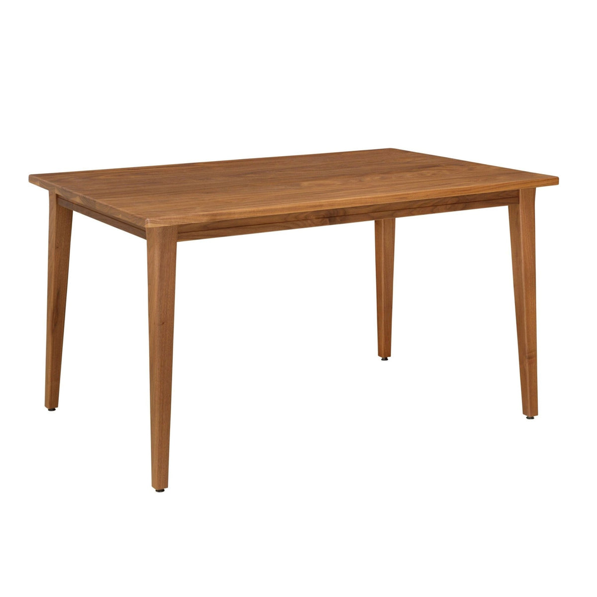 Walnut 5pc Mid Century Modern 54" Table & 4 Chair Set - snyders.furniture