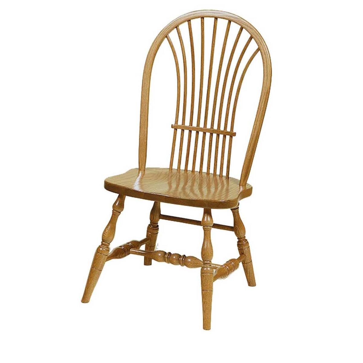Amish Spindle Wheat Back Windsor Dining Chair
