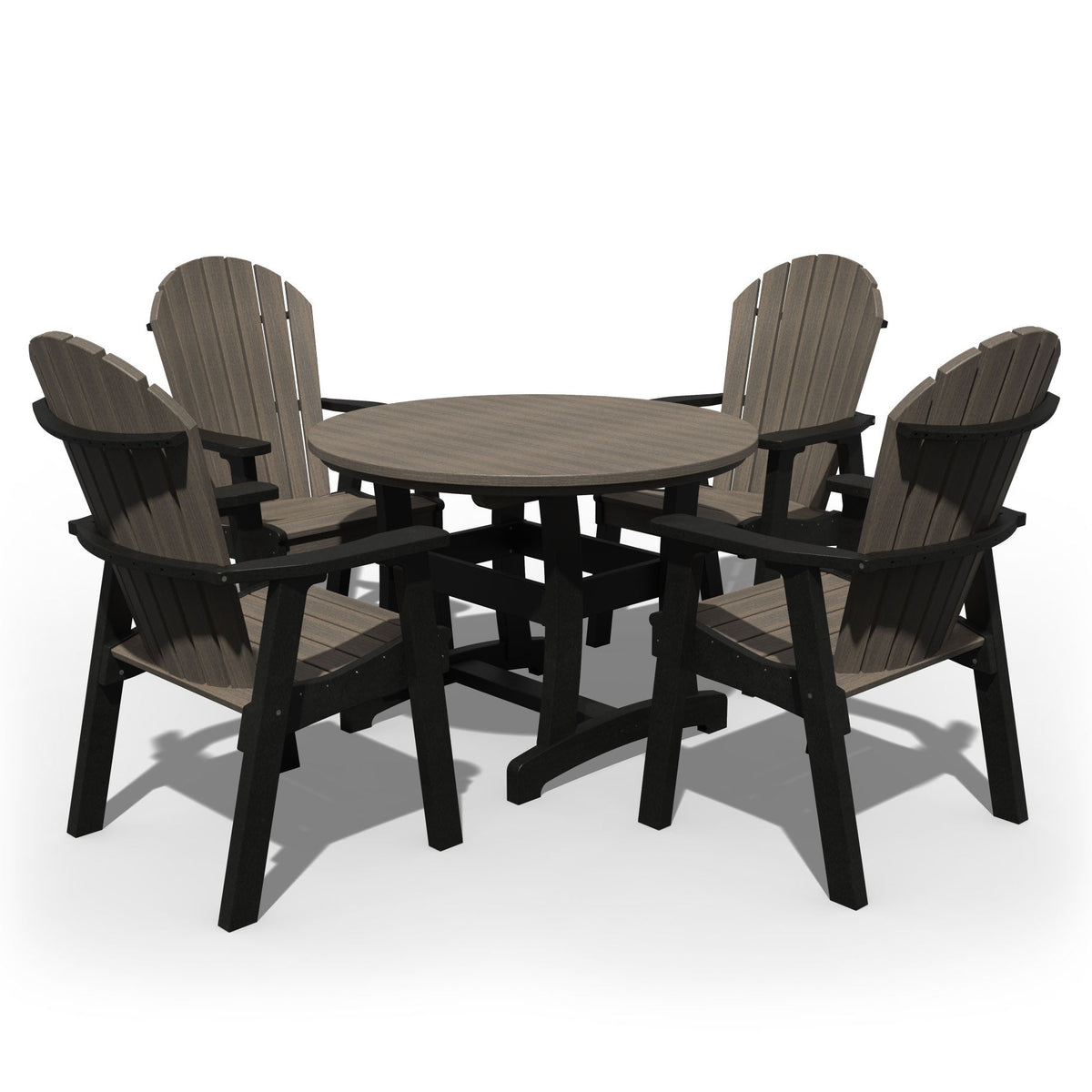 Adirondack 42" Round Dining Set - Quickship - snyders.furniture