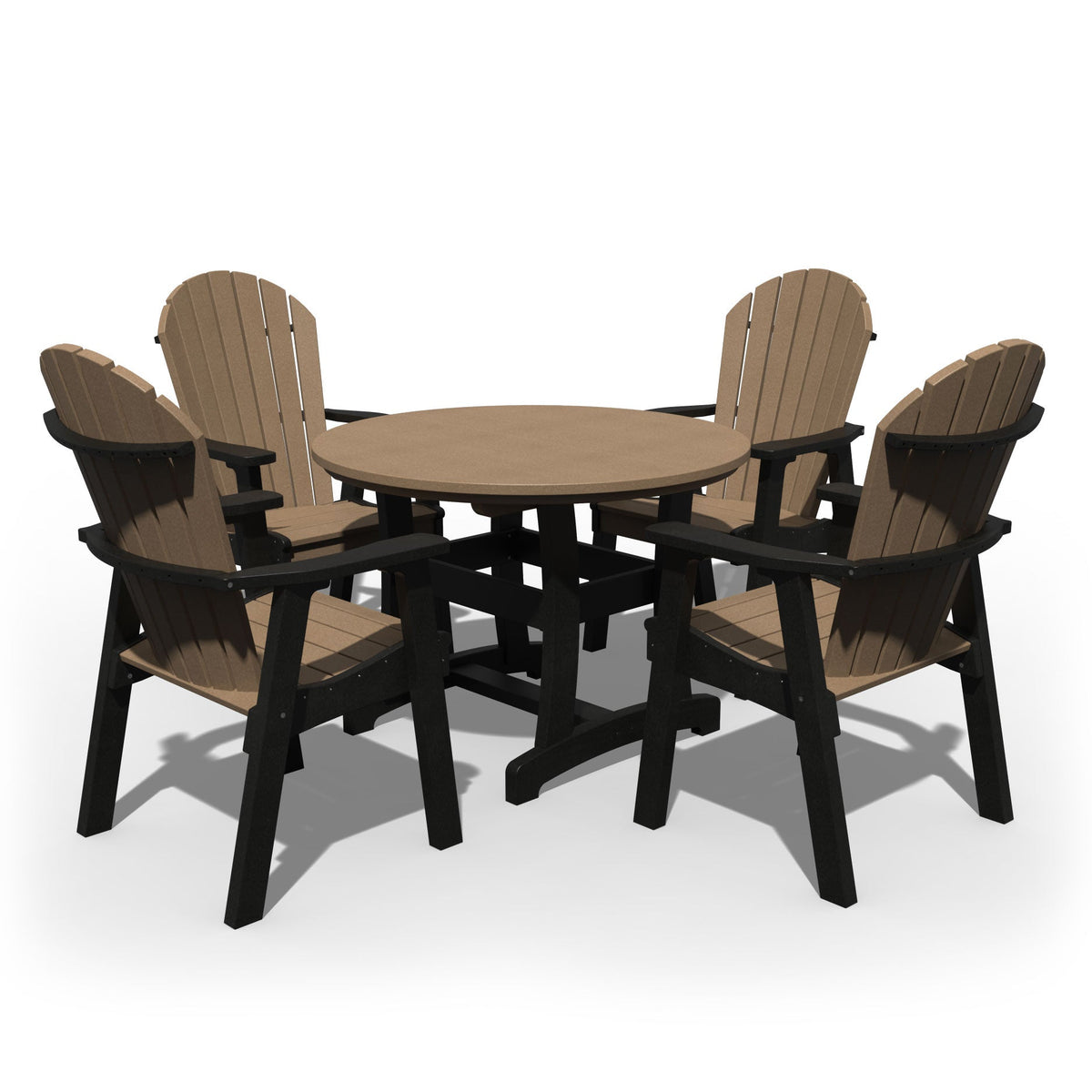 Adirondack 42" Round Dining Set - Quickship - snyders.furniture