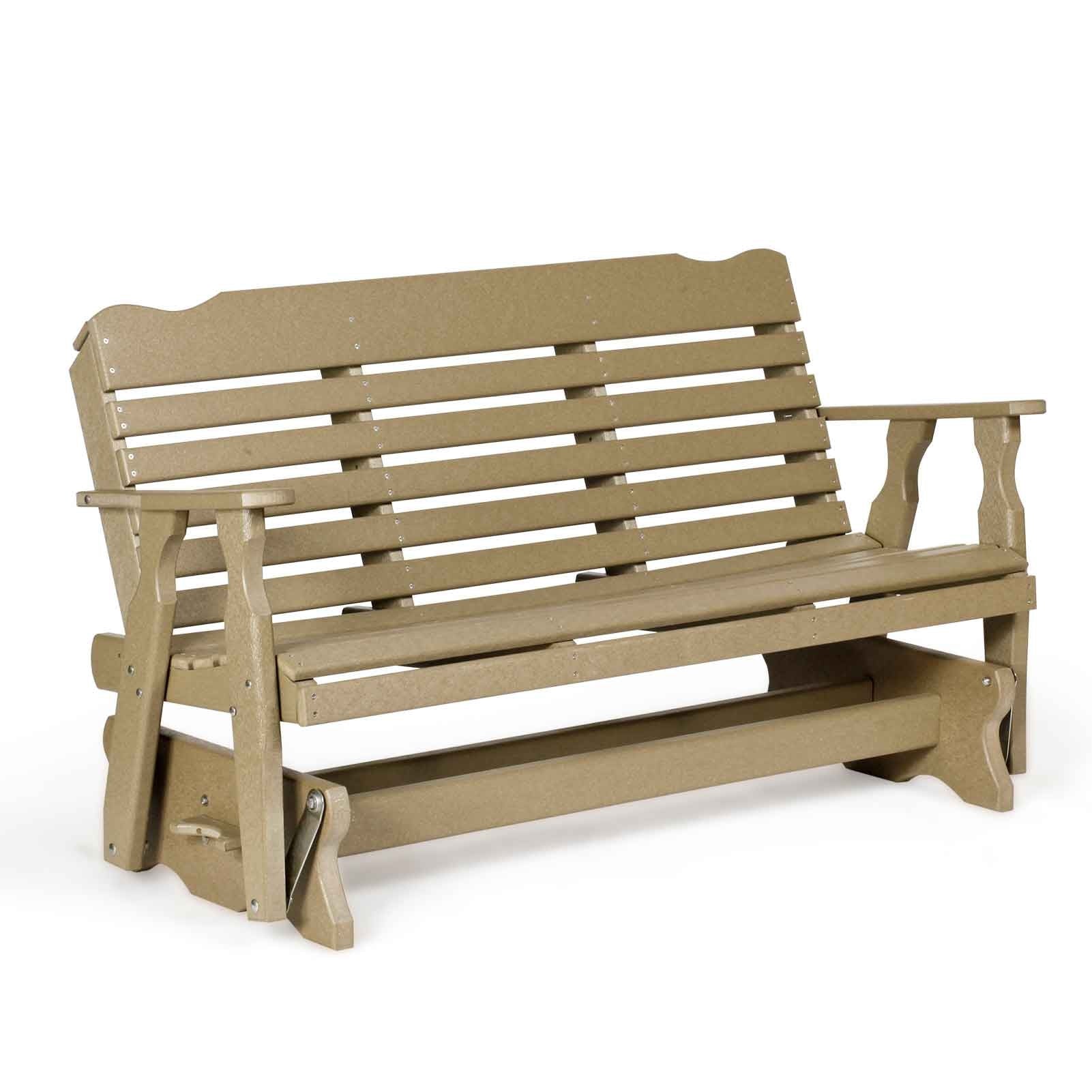 Amish 5' West Chester Poly Patio Glider - snyders.furniture