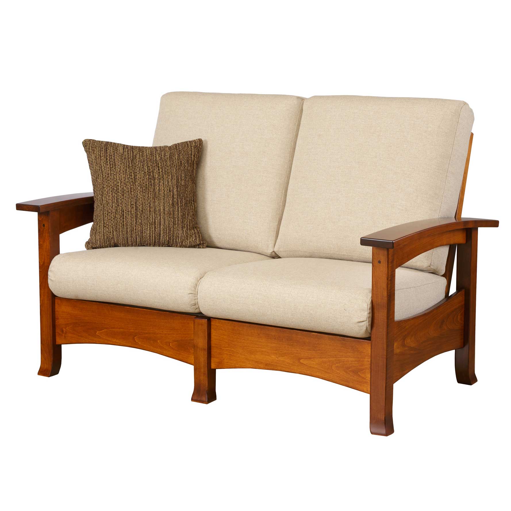 Amish Breezy Point Morris Loveseat - snyders.furniture
