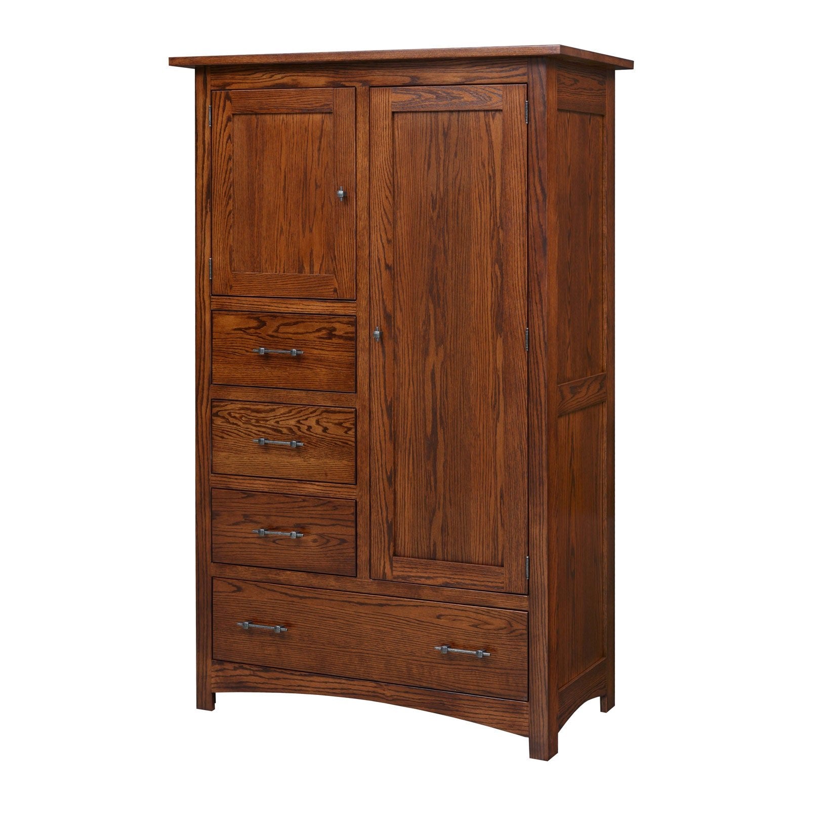 Amish Classic Mission Chifferobe - snyders.furniture