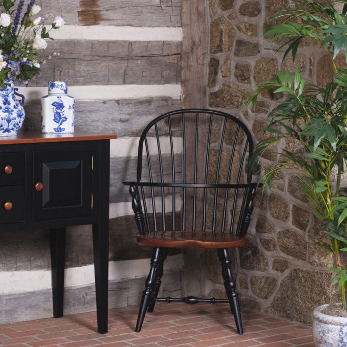 Amish Classic Windsor Dining Chair Side or Arm - snyders.furniture