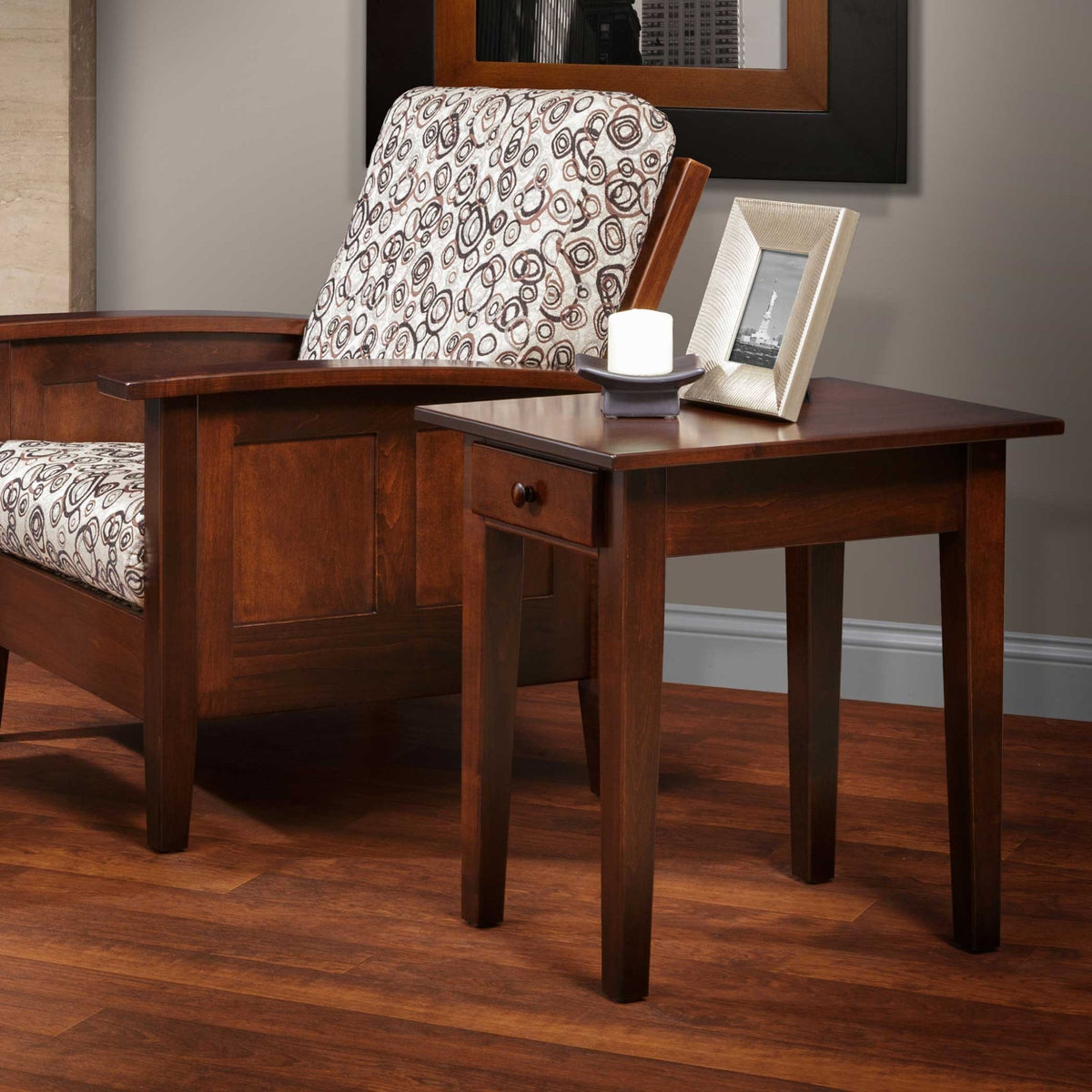 Amish Craftsman Shaker End Table - snyders.furniture