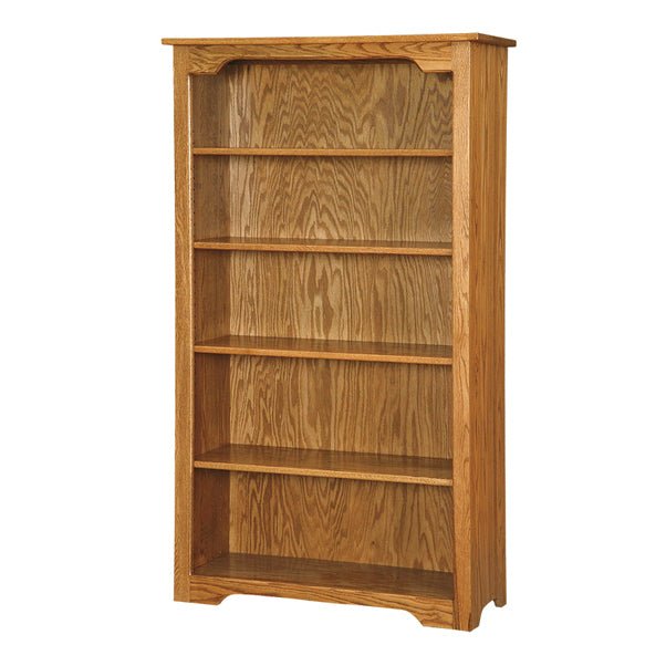 Amish Eden 60"h Solid Wood Bookcase - snyders.furniture